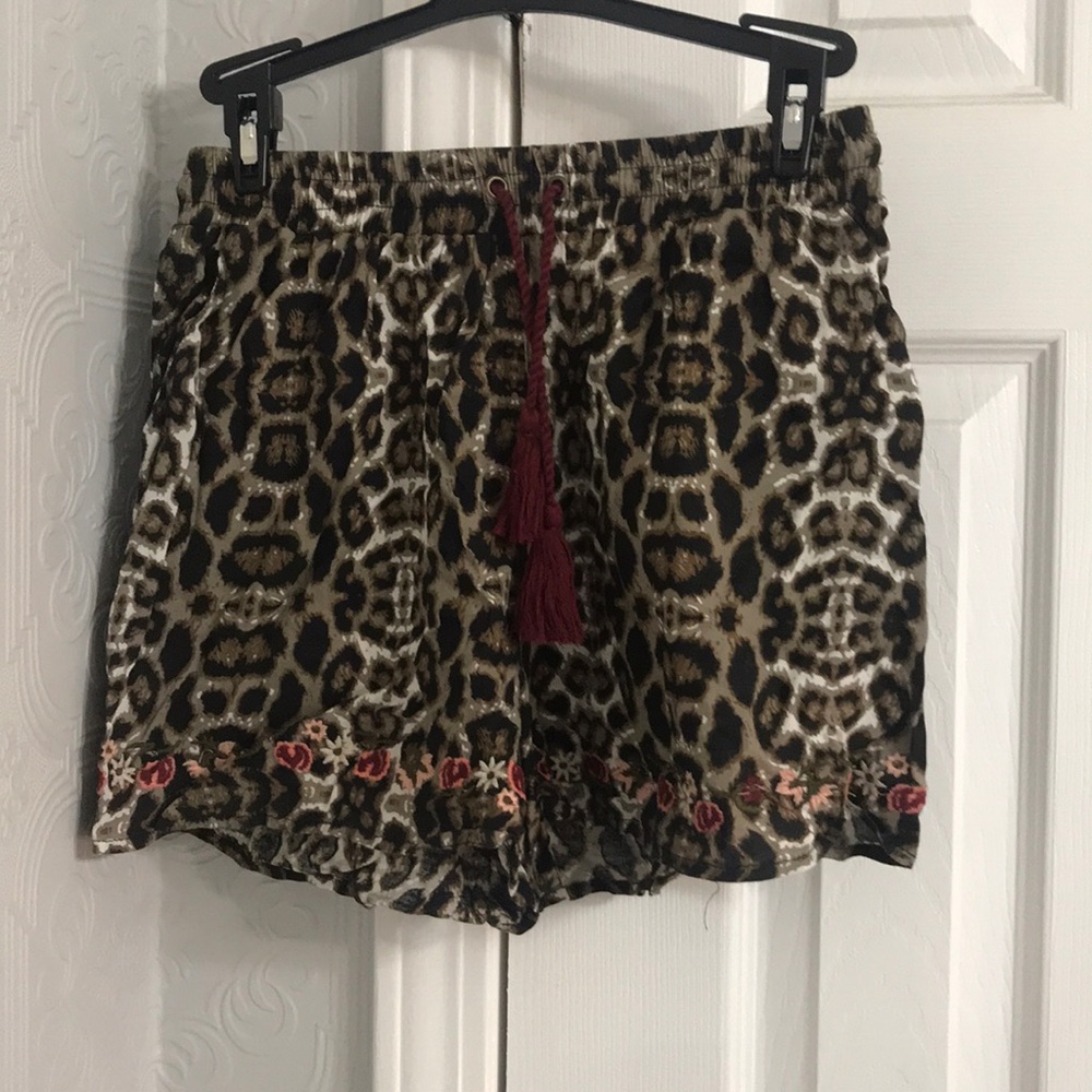 Cheetah Print Shorts